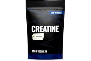 ‎GYM NUTRITION Creapure® Creatine Monohydrat Pulver 600g - Kreatin Monohydrat - Hochdosiert - Vegan - In Deutschland abgefüllt