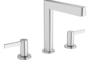 hansgrohe Finoris Mélangeur de lavabo 3 trous 160, bonde Push-Open, chromé, 76034000