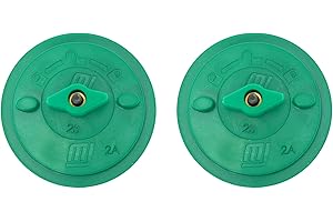 MICROJIG Matchfit Ringklemmen (2er-Pack) – Twist-to-Tighten Cam-Action Klemmen für Schwalbenschwanz-Schienensystem – niedriges Profil, sichere Arbeitshaltung für Holzbearbeitung, CNC, Fräsen und mehr