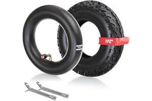 1PZ S20-X50 Neumático y Cámara de aire 200x50 (8 x 2") para Patinete Eléctrico Razor Speedway Mini 4 Pro, Hoverboard, monopatín eléctrico, Neumáticos inflables Repuesto para Rueda 8 Pulgadas