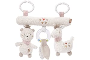 Fehn Activity-Trapez Peru - Flexibles Baby Spieltrapez für Kinderwagen, Babybett und Babyschale - Stoff-Lernspielzeug zur Förderung des Greifsinns und der Motorik - Für Babys & Kinder ab 0+ Monaten