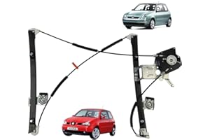 STARKIT PERFORMANCE Alzacristallo compatibile per Seat Arosa e Lupo (1997-2005) alzavetro anteriore sinistro (guida) 6X0959802B, 6X0837461A, 6X0837461C