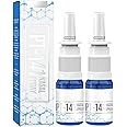 2PCS Pt 141 Peptide Nasal Spray,Pt-141 Peptide Nasal Spray for Men,B-ee Ven-om Sprays Relief,Long-Lasting Natural Barrier Designed to Help Male Health,Instant Action,Male Daily Use(2 * 20ml)
