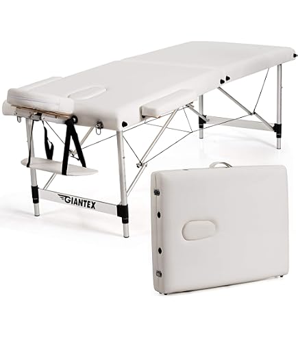 Civama Faltbare Massageliege – 13,2 Kg Leicht, Höhenverstellbar, Inkl. Tasche