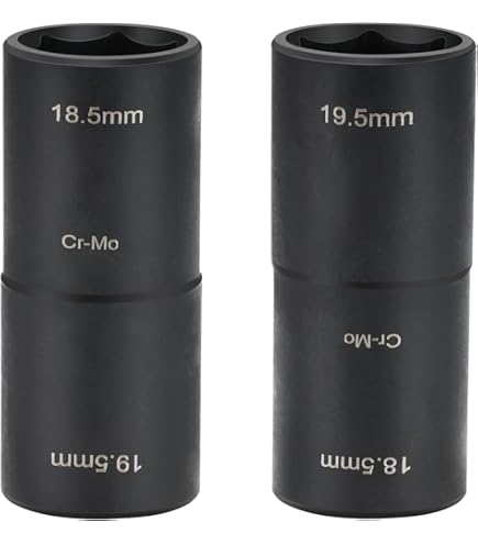 BOROCO 18,5 x 19,5 mm dubbele kop dopsleutel