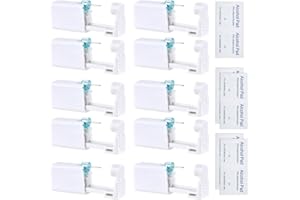 BATINO 10Pack Ear Piercing Gun Kit with Studs, Piercing Kit Piercing Gun No Pain Disposable Ear Piercing Gun Kit Self Piercing Kit, Safety Piercing Tool with Ear Studs for Women Girls Men Boys