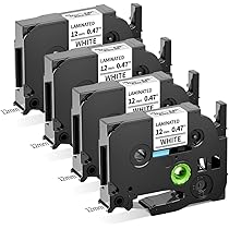 Tamburo Brother Mfc 1910 W (TZe251) Per Stampanti PT1400 - Nero Su Bianco, Larghezza 24mm, Originale Nastro Etichette Brother TZ251 - Foto 9