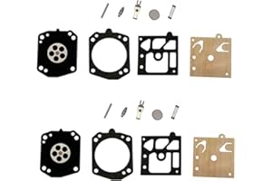 boosti Lot de 2 kits de réparation pour carburateur Solo 600 606 631 632 634 638 639 641 644 645 646 650 avec membrane Walbro HDA