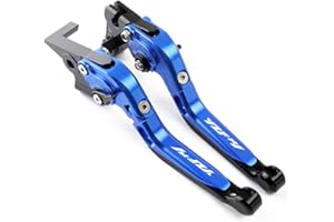 BXMOTO Kit Levier d'embrayage et levier de frein pour Yamaha YZF R1 1999 2000 2001