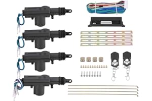 AYNEFY Auto Türschloss Keyless,Auto Zentralverriegelung Universal-Auto viertürige Single-Fernbedienung Zentralschloss-Kit Zentralverriegelung