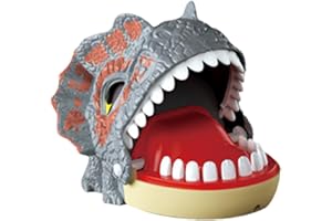 Derwrtup Dinosaur Dentist Bite Finger Toy - Crocodile Teeth Toy Game for Children, Skill Game, Dinosaur Bite Finger, for Family Game, Party Game, Children's Gift