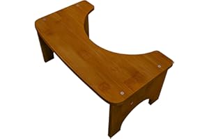 RENYWOSI Bathroom Squatting Stool,Bathroom Squatting Poop Stool | Reusable Toilet Potty Step Stool Footstool for Bathroom, Washroom, Bedroom, Living Room