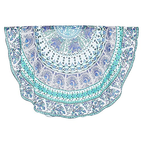 Tsumbay Strandtuch Tapestry Yogatuch Tischtuch Bohemian Style Dünn Chiffon Mandala - 5