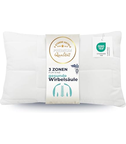 COLAS NORMAND Anti-Milben Kissen – 50x70 Cm, Flauschige Mikrofaser, Waschbar, Made In France
