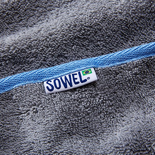 Sowel® Strandtuch XXL für Paare, Partnerstrandtuch, Partnerbadetuch aus 100% Baumwolle, Frottee, Größe 160 cm x 200 cm, Mehrere Farben - 4