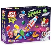 Dede ART CRAFT 03733 İnanılmaz Uzay Oyun Hamur Set 380 Gr, Karışık
