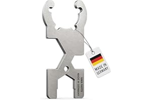 NIMA PARTS Gasflaschenschlüssel – Made in Germany – Gasflaschen Schlüssel Edelstahl (GS07, Edelstahl)