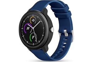 Vobafe Cinturino per Garmin Venu/2 Plus/sq/sq 2 Music/Garmin Vivoactive 3/Forerunner 55/245/645, Cinturino in silicone morbido da 20mm per Garmin Instinct 2S/Vivomove HR/Fenix 7S