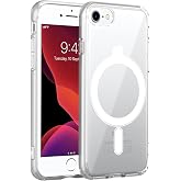 HEARTZ MAGSAFE ile Uyumlu ŞEFFAF SİLİKON KILIF&hellip; (iPhone 7-8-SE ile uyumlu)