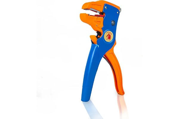 MULTITEC MT-02 Dx Automatic Wire Stripper & Cutter 2-in-1 Electrician Tool for Copper Wires, Cables & Cords Adjustable, One-Handed Use with Anti-Slip Grip