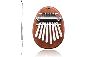 MEIYIDAY Mini Pianoforte, Portatile Finger Thumb Piano, Tascabile Mini Kalimba 8 Tasti Con Cordino Marimba A Percussione A Dito Regalo Per Bambini Adulti E Principianti Di Musica
