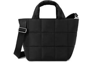 Mabecol Mała torebka damska, lekka torba na ramię, wodoszczelna torba na zakupy, mini torba na zakupy, torba crossbody, torba pikowana