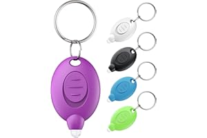Pawfly Lot de 5 lampes de poche à LED Mini lampe de poche à LED 12 lumens portable super lumineuse alimentée par batterie pour le camping en extérieur, la randonnée et l'éclairage d'urgence