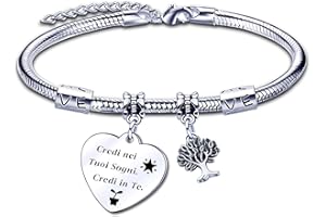 ZYMGUO Amica Regalo Bracciale Donna Braccialetti Regalo Migliore Amica Donna AmiciziaLa vera amicizia Regalo di Laurea Regalo Compleanno