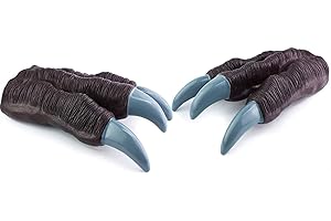 Ulalaza 1 Paar Jurassic World Dinosaur Claws Fun Dino Spielzeug für Kinder und Erwachsene Party Supplies