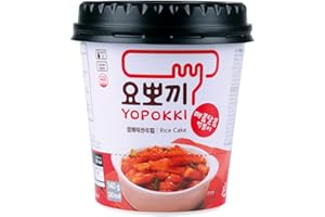 Yopokki Korean Rice Cake with Hot Sauce (Spicy Topokki) 140g