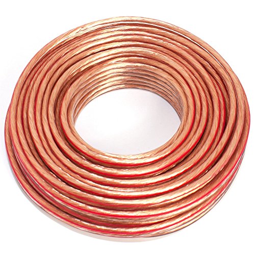 Seki 311985 Câble de Haut-Parleur 2 x 2,5 mm², 10 m Transparent