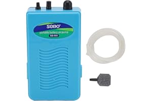 BAOFUYA Pompa powietrza do akwarium z baterią wędkarstwo na zewnątrz cicha przenośna pompa powietrza do akwarium maszyna do produkcji powietrza do transportu ryb i awarii zasilania awaryjnego