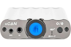 iFi xCAN - Portable Balanced Dual Mono Headphone Amplifier with Bluetooth AptX and AAC Codecs for 2.5mm and 3.5mm TRRS and TRS Connectors - Audio Upgrade (Unit only)