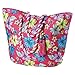 Produktbild LaFiore24 Einkaufstasche Shopper Ethno Blumen Grosse XXL Damen Strandtasche Badetasche Schultertasche pink