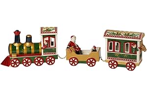 Villeroy und Boch Christmas Toys Memory Porzellan-Figur "Nordpol-Express", Porzellan, Bunt, 36 x 26 x 21 cm