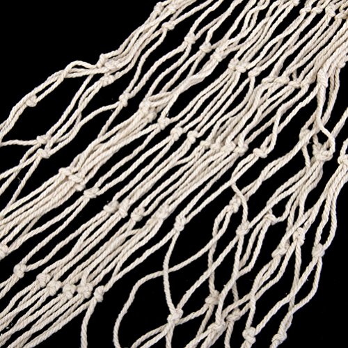 ROSENICE Nautischen Fischernetz Hängende Luau Partei Wand Dekoration (Beige) - 3