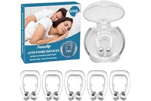 PERGOODS Anti Russamento, Clip Magnetiche per Naso Anti Russamento Clip Magnetiche per Naso, Silicone anti russare,soluzione confortevole e professionale per russare Anti Russare (6 pezzi)