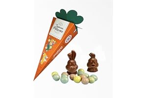 CHOCODIC MAÎTRE ARTISAN CHOCOLATIER CHOCOLAT DE PAQUES - BOX SURPRISE ENFANT PAQUES MOULAGES CHOCOLAT LAIT ET BILLES DE CEREALES ENROBES DE CHOCOLAT - CHOCOLAT DE PAQUES - CADEAU PAQUES - MOULAGE DE PAQUES