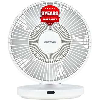 [Prime Rewards are account specific] Acerpure Cozy White F3 BLDC motor Table Fan with remote and 3 years warranty