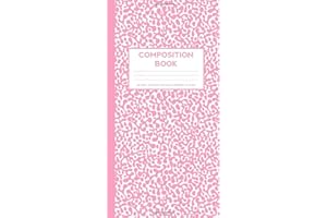 Composition Notebook: Small Dot Grid notebook (Standard Traveler's Notebook Sized Pink Notebook )