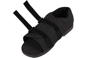 OHMILL Post Op Shoe Walking Boot Brace Orthopedic Sandal Broken Surgical Foot Rehabilitation Recovery Shoe with Adjustable Strap for Women Men Injured Foot Fracture fits Either Left or Right Foot 1 Piece