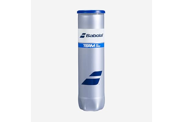 Babolat Team All Court, Tube de 4 Balles de Tennis