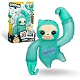 Little Live Pets Hug n' Hang Zoogooz Sensoo Sloth, Soft and Elastic Pet, +70 Sounds and Reactions, 3 Different to Collect, Hidden Amulet, for Children from 2 Years +, Famosa