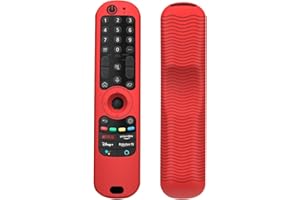 BIIULHCI Etui na pilot zdalnego sterowania do LG QNED Smart TV MR21GA/MR21GC/MR22GN/MR23GN/MR24GA/MR24GN, do LG 2022/2023/2024, antypoślizgowe silikonowe etui ochronne