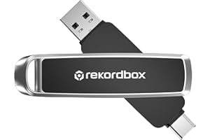 SanDisk DJ Flash-Laufwerk 512 GB (getestet und optimiert für Pioneer DJ & AlphaTheta, Dual Drive mit USB-C/USB-A, bis zu 1.000 MB/s Lesen & 900 MB/s Schreiben, inkl. rekordbox Creative-ABO)