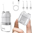 Home & Travel Water Flosser [Mini Cordless Portable] Oral Irrigator Water Teeth Cleaner Pick, Portable Water flosser,Electric flosser,Telescopic Water Tank, 3 Modes & IPX7
