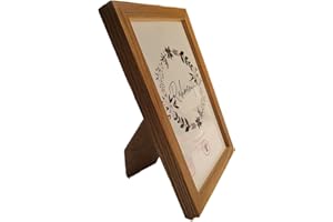 Rahmenita Bilderrahmen DIN 10 x 15 cm, 2er Set, Pine Wood, Picture Frame, Echtholzbilderrahmen (Naturholz)