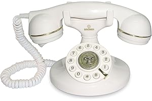 Brondi Vintage 10 Telefono Fisso, Bianco