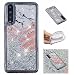 Produktbild HopMore Silikon 3D Glitzer Hülle für Galaxy A7 2018 Silikon Transparent Muster Kreativ Schutzhülle Durchsichtig Handyhülle Silikonhülle Stoßfest Gummi Case Cover Slim Bumper - Marmor