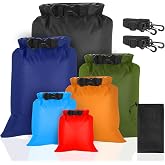 VFANDV Waterproof Dry Bag 6 Pieces, 1.5/2.5/3/3.5/5/8L Lightweight Dry Bags Waterproof Dry Bags Waterproof Bag for Rafting Hi